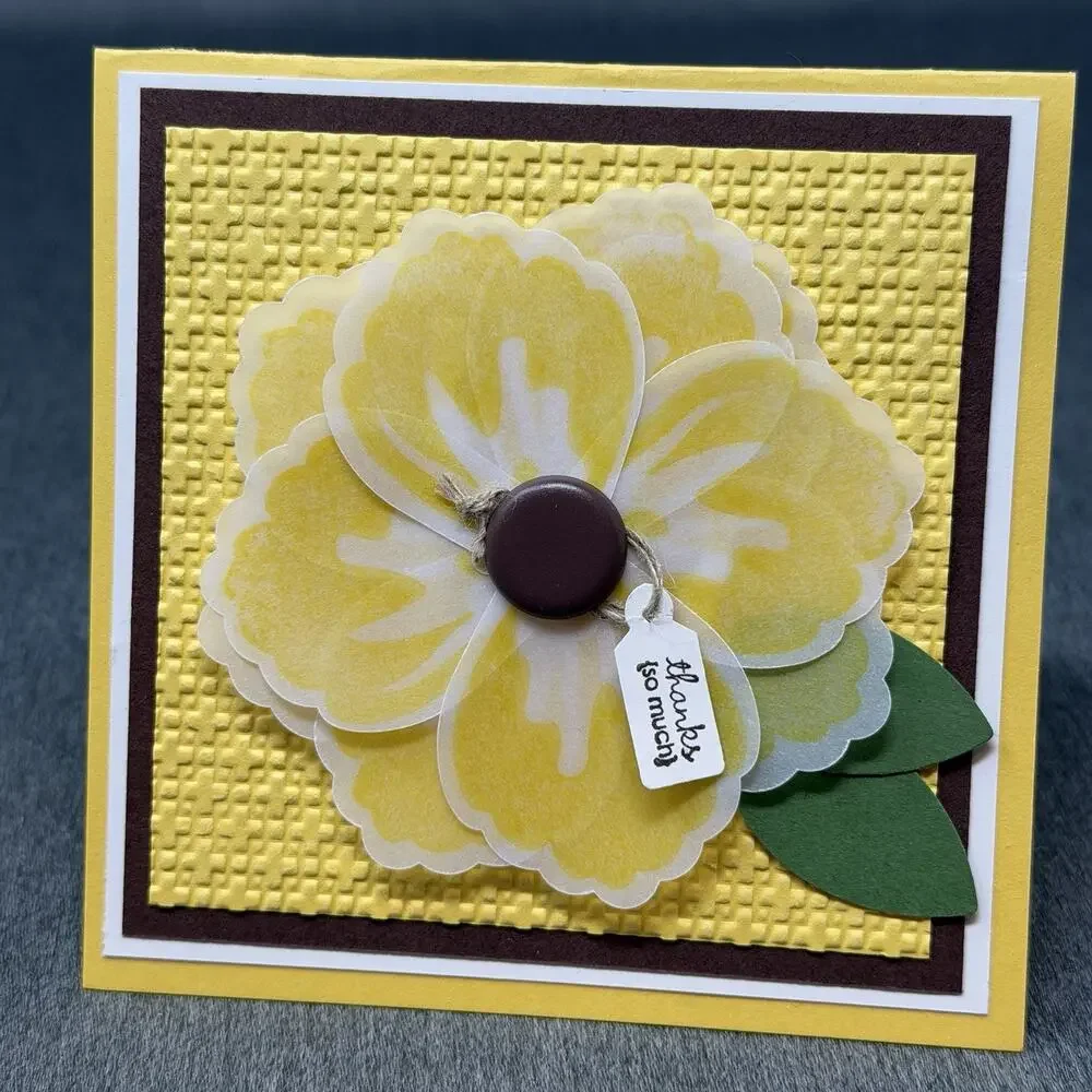 15pc Mixed Thank You Card Lot Handmade Designs READ